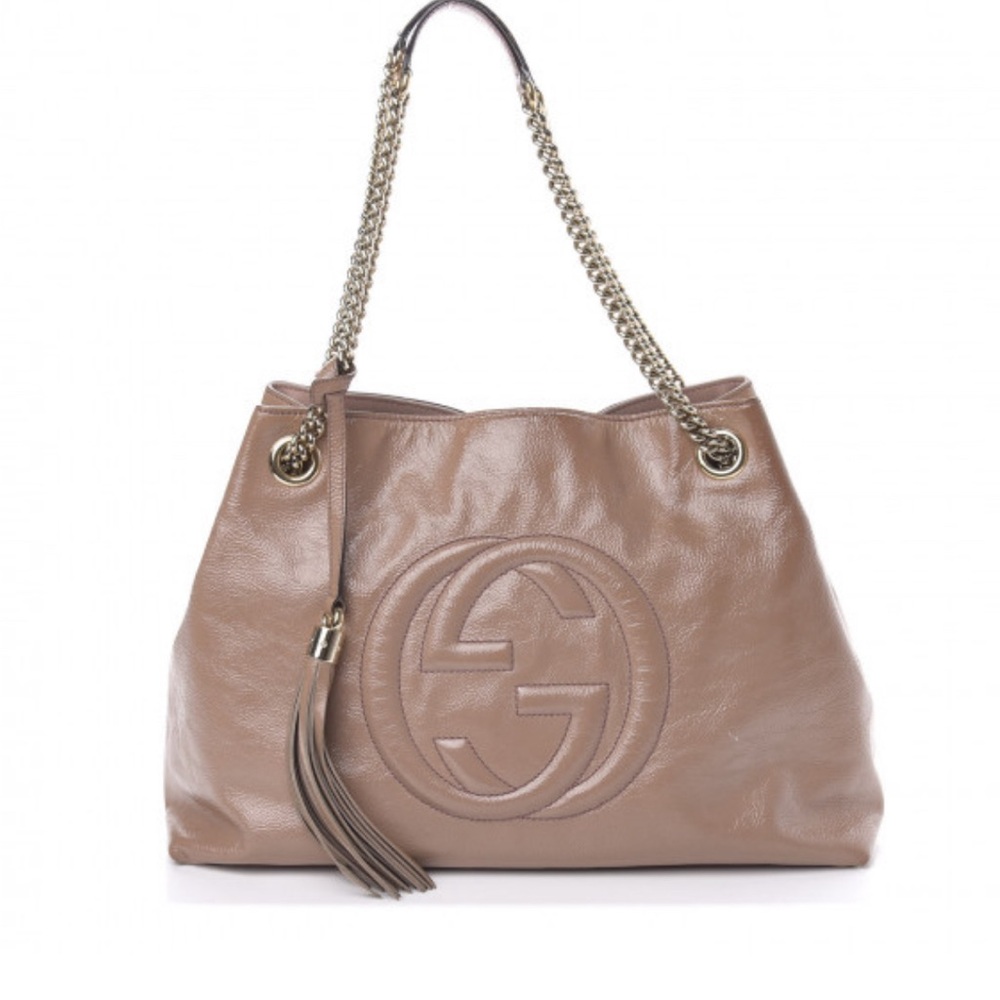 GUCCI Soft Patent Medium Soho